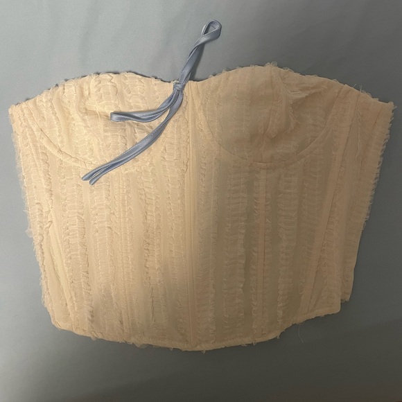 Pretty Garbage Tops - Corset crop top